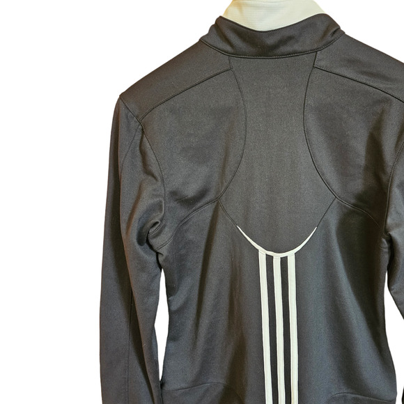 Adidas Women's Sweatshirt Full Zip Black Small - Picture 8 of 9